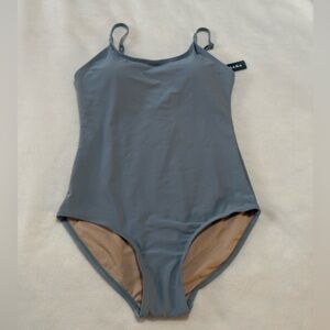 Light Blue One-Piece Swimsuit